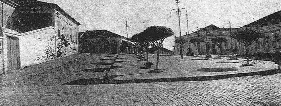 Foto histórica da região central de Bragança Paulista